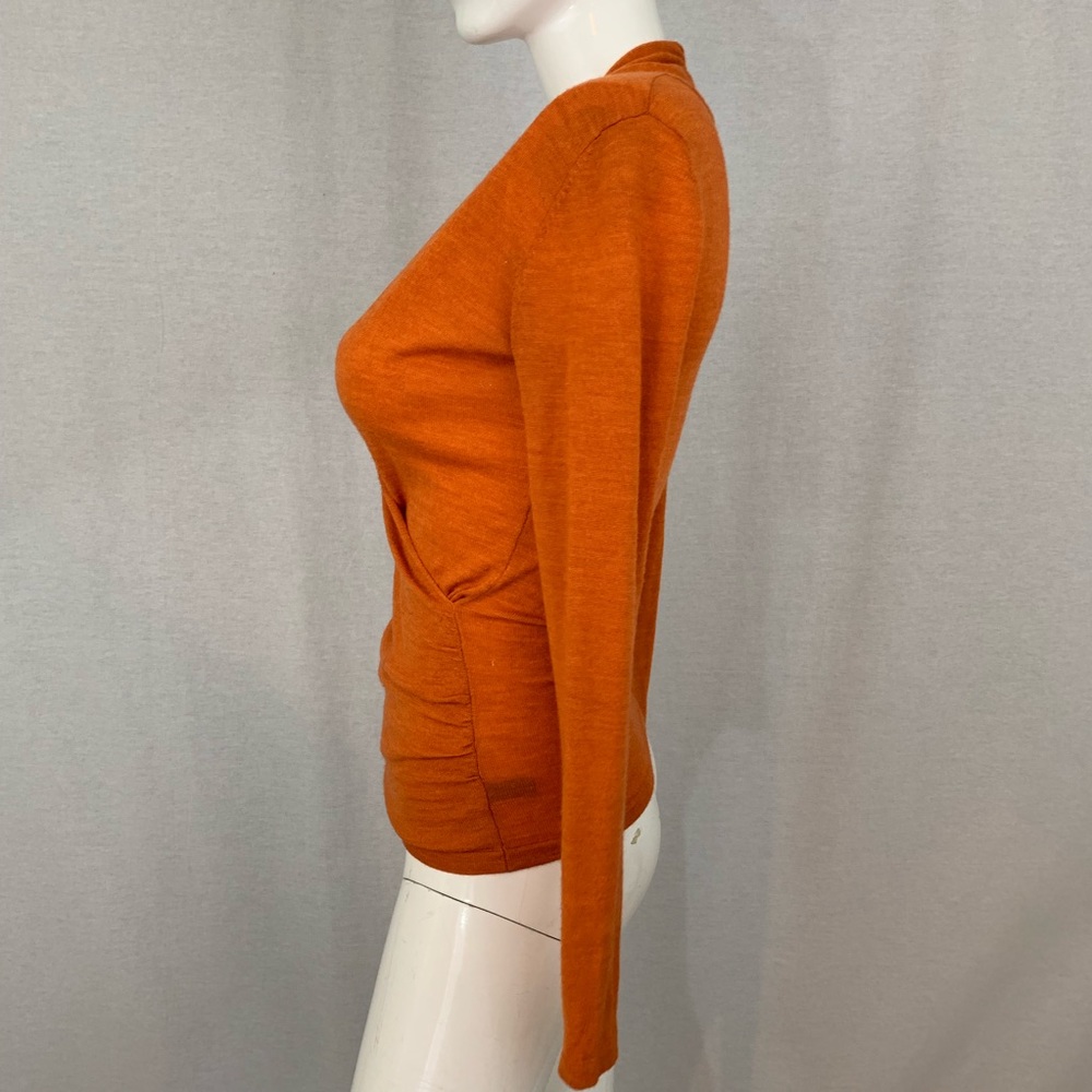 XS Limited Long Sleeve V-Neck Wrap Style Sweater - Picture 5 of 8